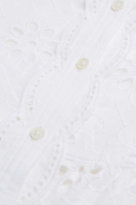 SLEEVELESS TOP BUTTON FRONT WHITE 2