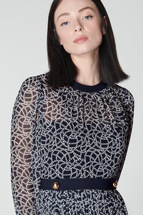 DR DENEUVE ROPE PRINT MIDNIGHT 4