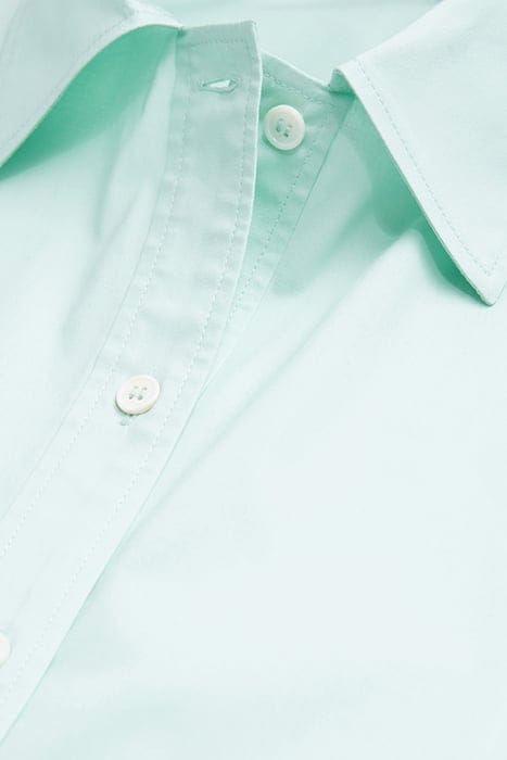 LONG-SLEEVED TURNED-UP SHIRT GREEN 7