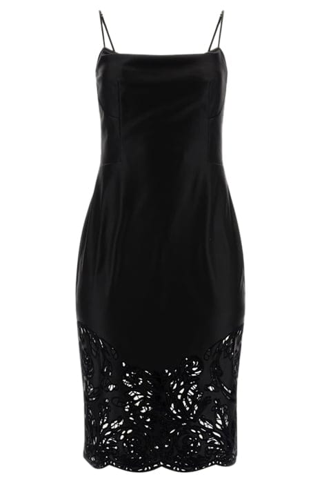 MARCIANO BY GUESS SOLANGE DRESS JET BLACK LEATHER 4