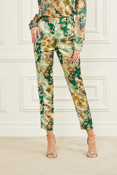 MARCIANO BY GUESS GLORIA PANT HEIRLOOM FORMAL PRINT 1