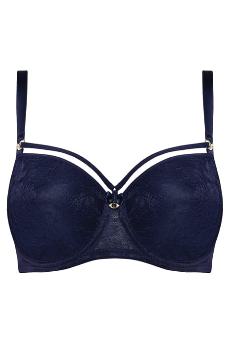 SPACE ODYSSEY EVENING BLUE LACE BALCONY BRA 2