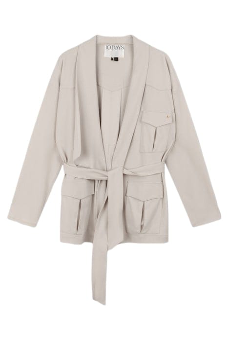 WORKER JACKET CREPE LIGHT SAFARI 3