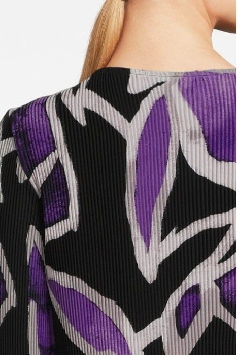COMMA BLOUSES GREY/BLACK 4