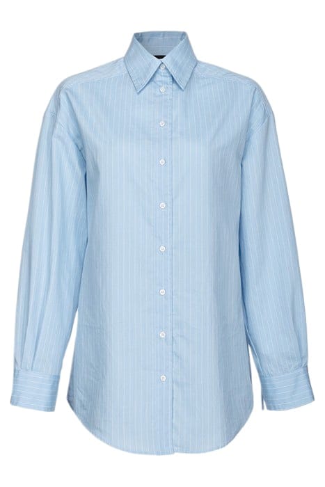 CRACOVIA CAMICIA POPELINE RIGATO AZURE/WHITE 3