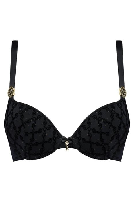 CALLIOPE BLACK AND GOLD PRINT PUSH UP BRA 3