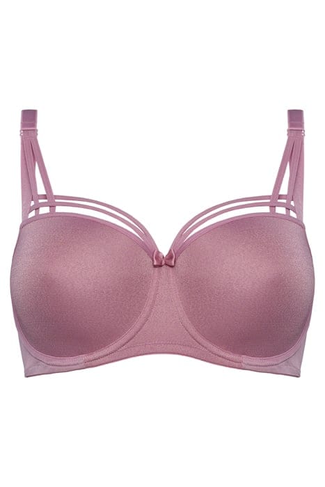 DAME DE PARIS SPARKLING PINK BALCONY BRA 2