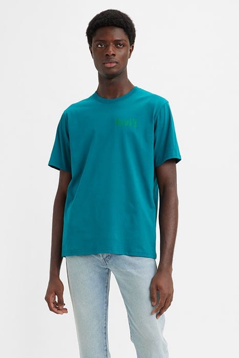 SS PRINTED T-SHIRT BLUE 1