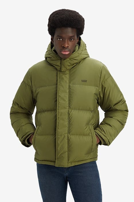 LAUREL PUFFER COAT IN GREEN 1