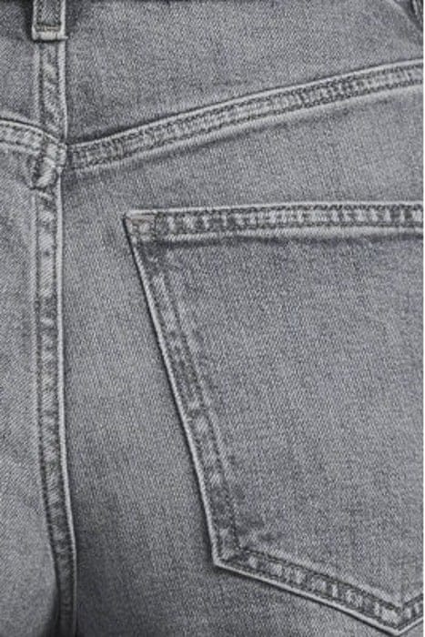 COTTON PANTS RINSED GREY W 5