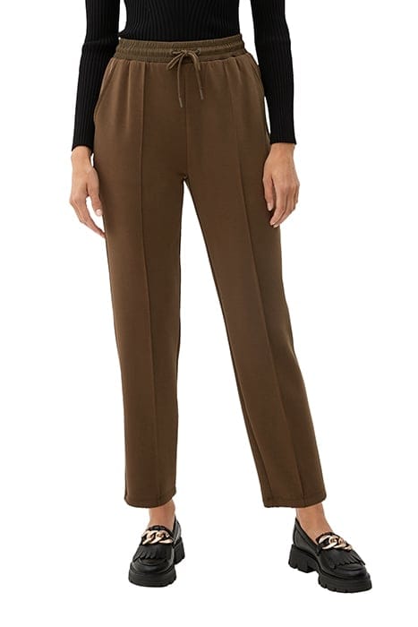 S.OLIVER PANTS DARK OLIVE 1