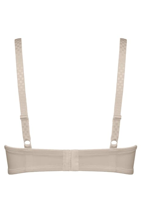 SPACE ODYSSEY CHECKERED IVORY BALCONY BRA 3