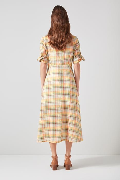 SAFFRON COTTON SHIRT DRESS MULTICOLOR 2
