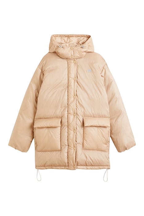 LUNA PUFFER COAT IN BEIGE 3