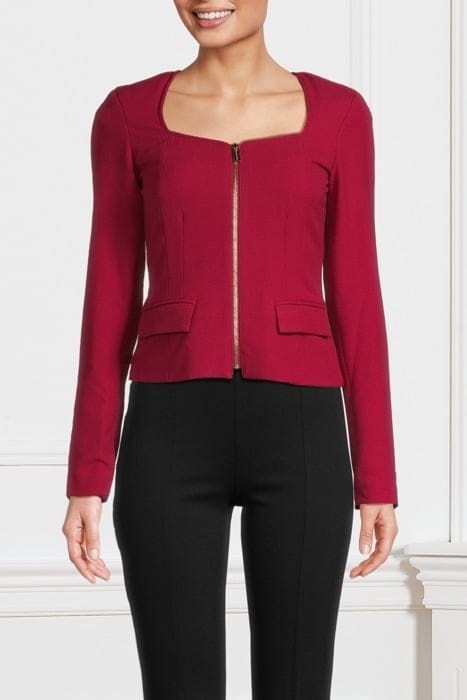 MARCIANO BY GUESS NORAH BLAZER DEEP SCARLET 1