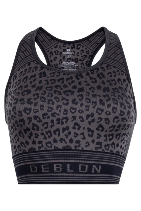 JOY SEAMLESS TOP BLACK/GREY 1