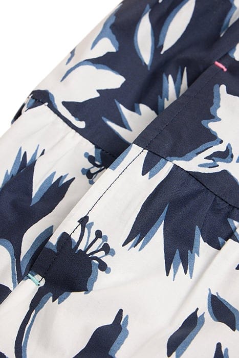 MAYRA MIXED PRINTED MIDI SKIRT NAVY PRINTED 4