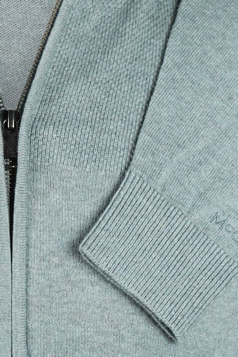 ZIP THRU CARDIGAN DARK SAGE 3