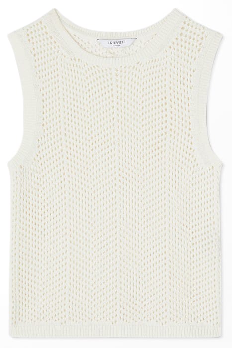 AVA CREW TANKS & CAMI PURE WHITE 3
