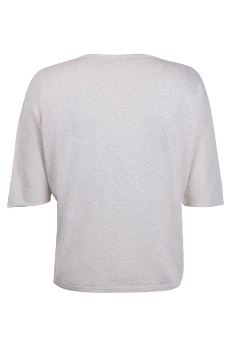 PULLOVER SHINE, LUREX OFFWHITE 2