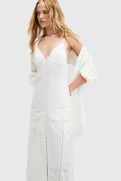 DAHLIA EMB DRESS OFF WHITE 5