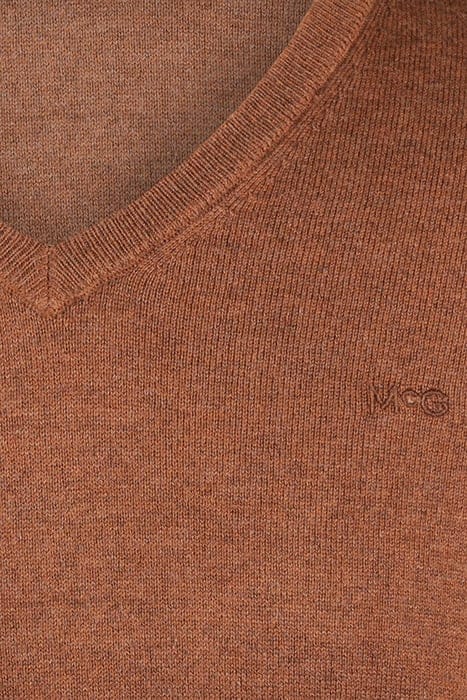 V-NECK SWEATER CHESNUT 3
