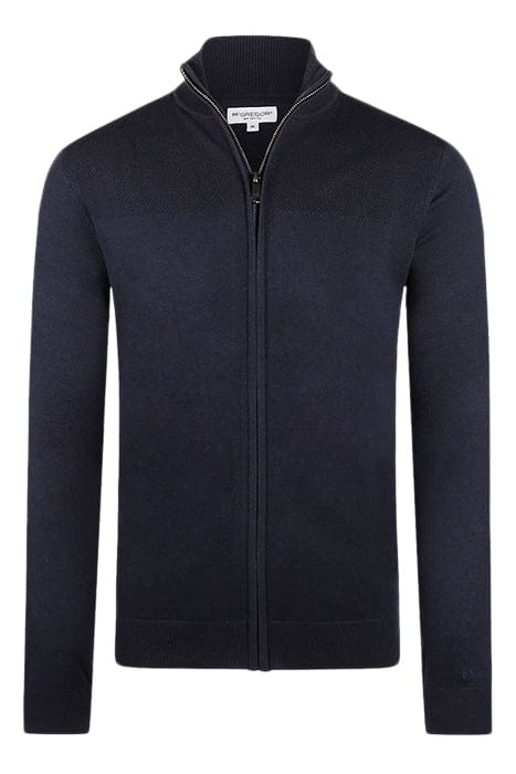 ZIP THRU CARDIGAN NAVY 1
