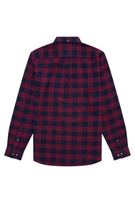 LARGE GINGHAM FLANNEL LS RED 2