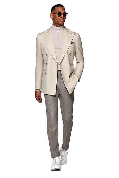 TAILORED FIT HAVANA BLAZER LIGHT BROWN 3