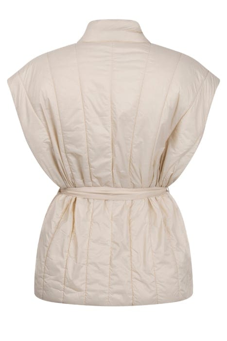 SLEEVELESS KIMONO ROMY OYSTER WHITE 3