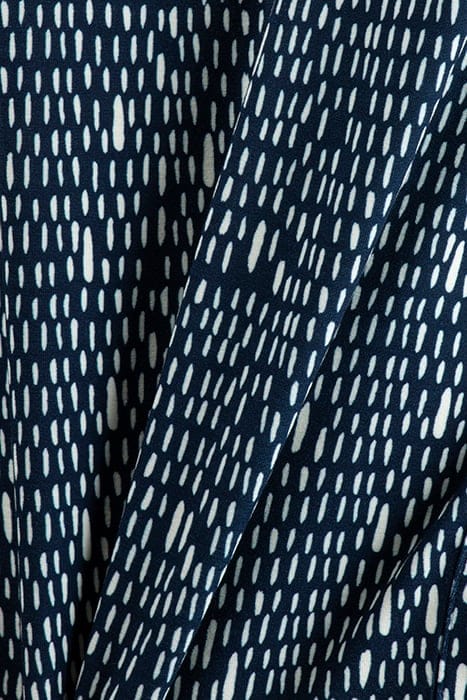 SWEAT DRESS LOU PRINT DARK BLUE WITH STRIPED DOTS PRINT 3