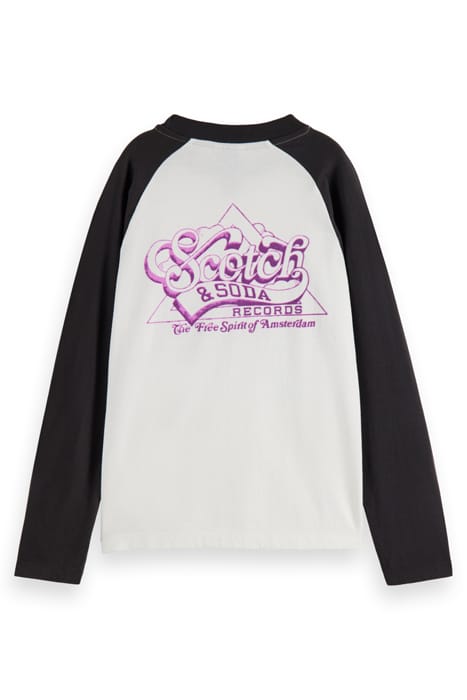 BOYS COTTON IN CONVERSION LONG-SLEEVED ARTWORK T-SHIRT OFF W 2
