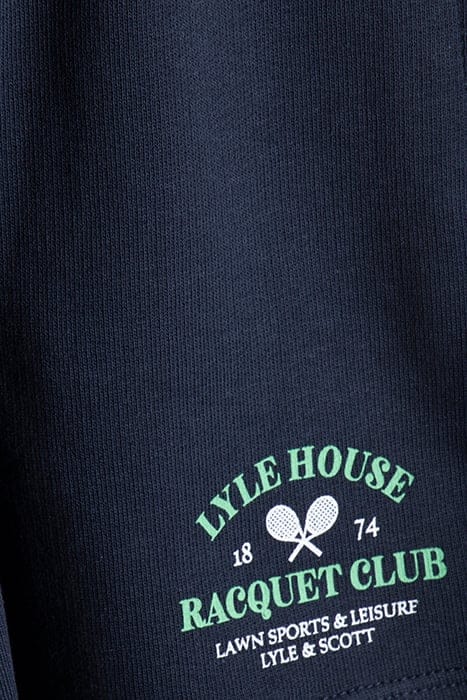 RACQUET CLUB GRAPHIC SWEAT SHORT DARK NAVY 3