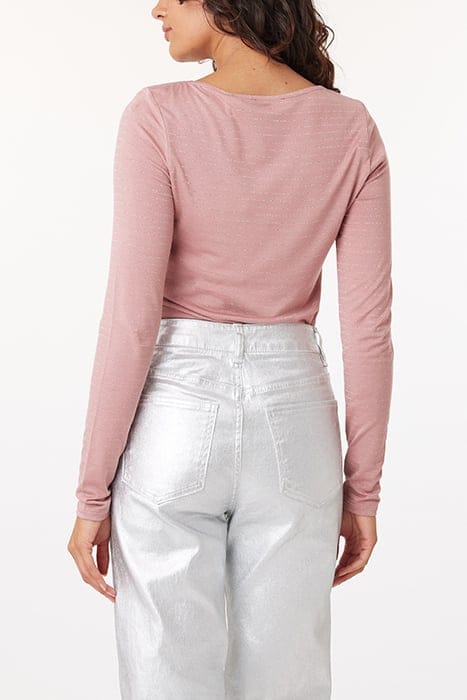 LS KNIT TOP LILAS / SILVER 2