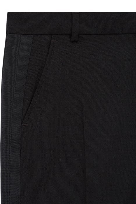 PANTALON COSTUME FIT TISSU MOIRE COTE BLACK 6