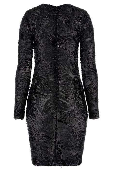 MARCIANO BY GUESS TERA DRESS JET BLACK MULTI 5