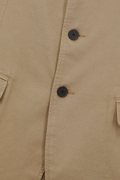 VESTE SOFT EN COTON BEIGE 2
