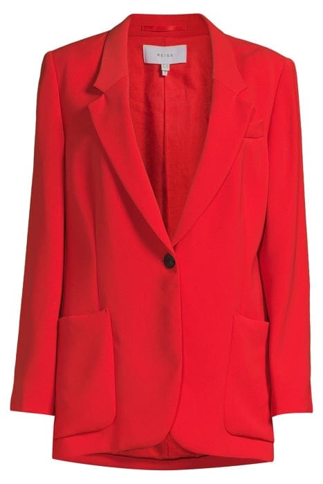 MAIA SPLIT BLAZER — CORAL 3