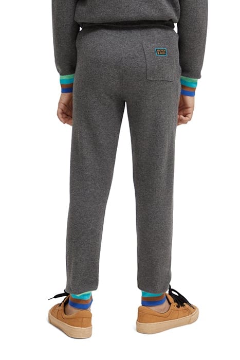 BOYS KNITTED SWEATPANTS CONTAINS ORGANIC COTTON ANTRA MELANG 2