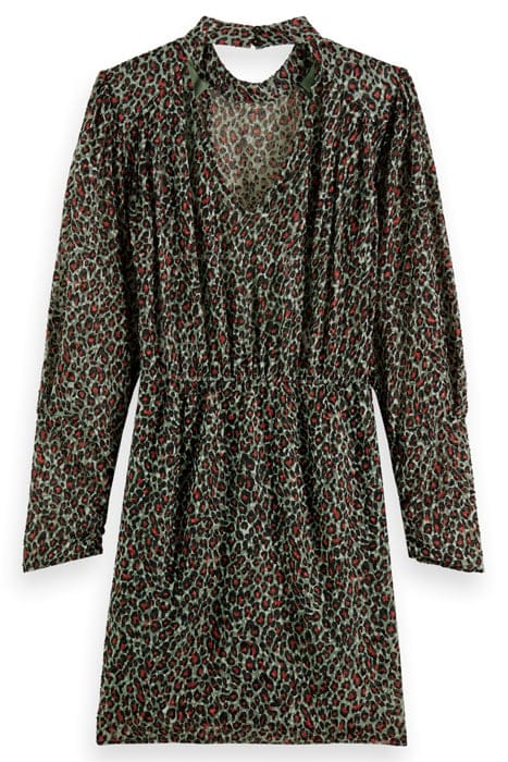 MOCK NECK MINI DRESS WITH OPEN BACK DETAIL CREATURES OF THE  4
