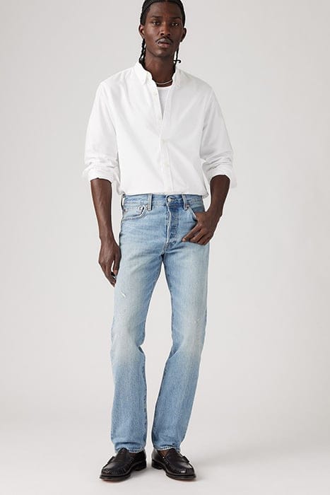 501 STRAIGHT JEANS BLUE 2