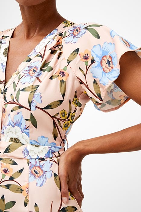 FLORAL BUTTON-THROUGH BELTED MIDI DRESS 5