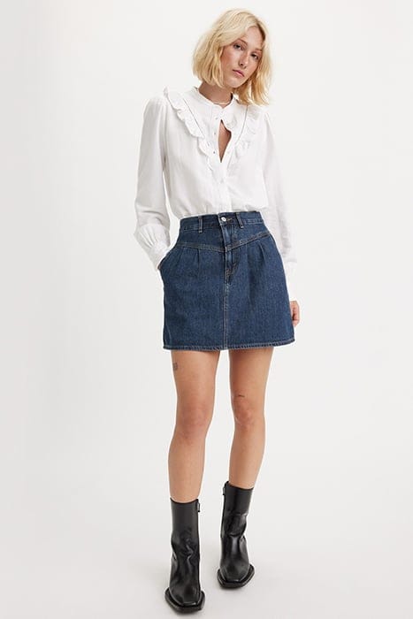 FEATHERWEIGHT DENIM SKIRT BLUE 7