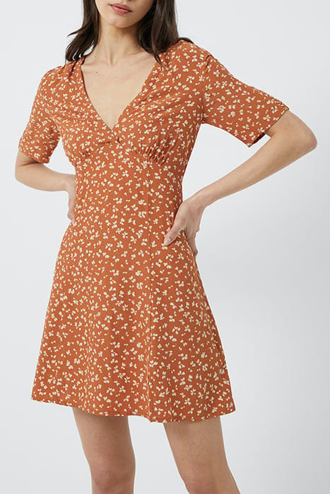 ES BONITA DRAPE V NK MINI DRS BROWN 1