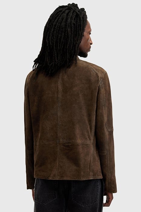 CORA SUEDE JACKET WOODLAND BROWN 2
