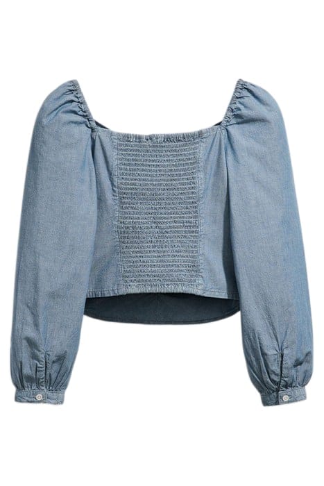 LIVIE BLOUSE BLUE 4