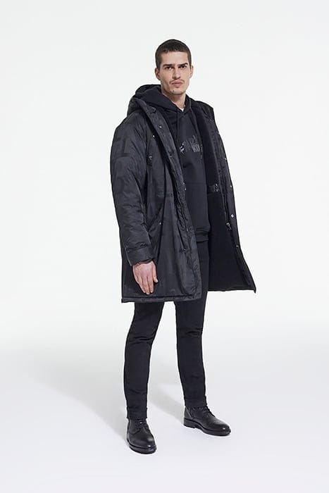 PARKA DOUBLEE DE FAUX MOUTON BLACK 3
