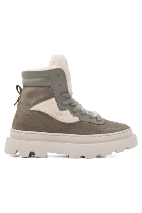 MONRO MACY FUR (L) LT GREEN LEATHER MULTICOLOR 1