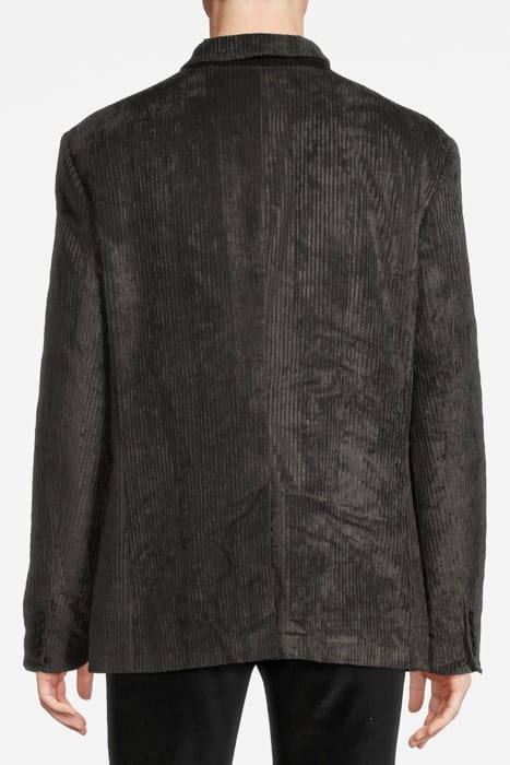 WOODWARD SLIM FIT CONVERTIBLE PEAK LAPEL IRON GREY 2
