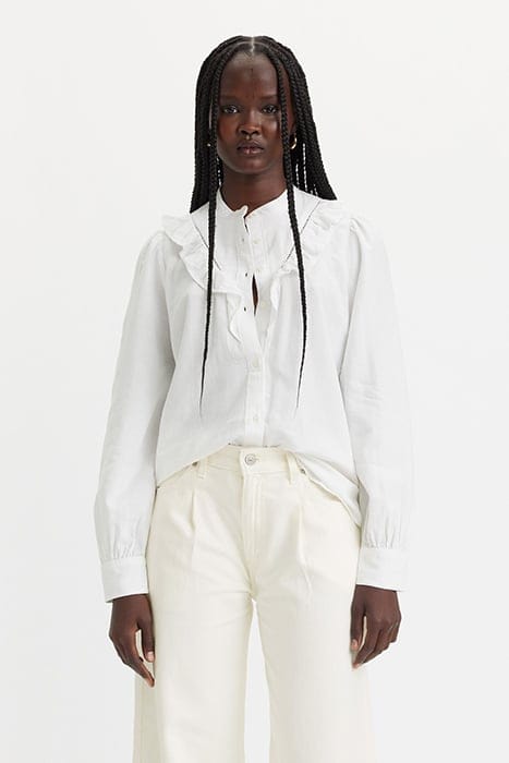 CARINNA BUTTON-DOWN SHIRT BEIGE 1